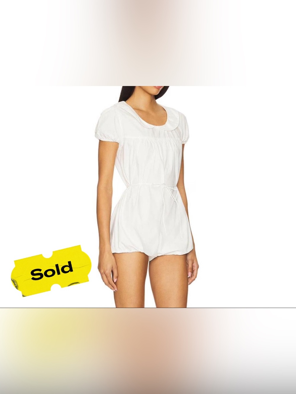 SOLD!!! New Lioness Riptide white romper